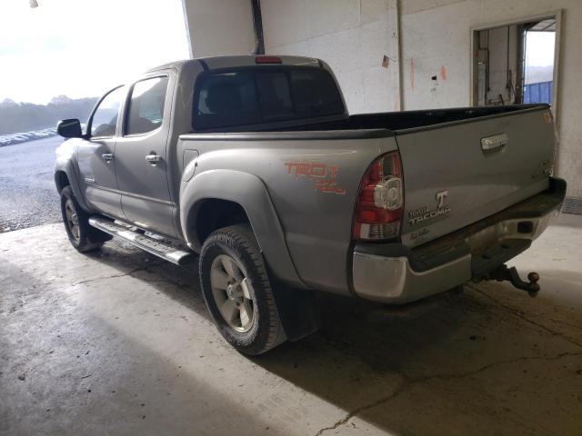 3TMJU4GN3FM179190 - 2015 TOYOTA TACOMA DOUBLE CAB PRERUNNER SILVER photo 2