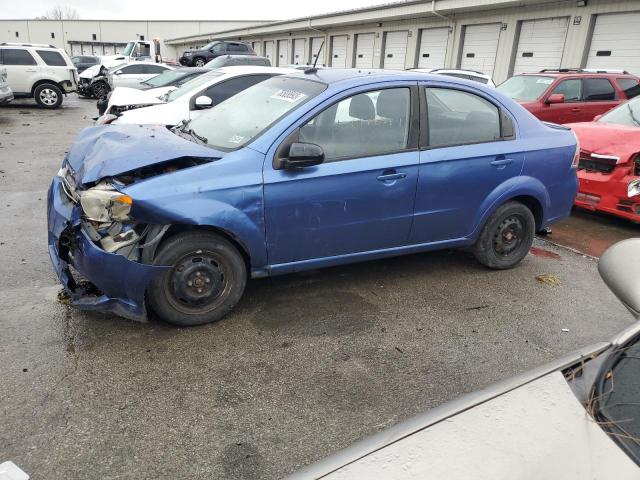 KL1TD56E39B612719 - 2009 CHEVROLET AVEO LS BLUE photo 1