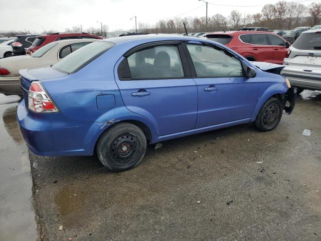 KL1TD56E39B612719 - 2009 CHEVROLET AVEO LS BLUE photo 3