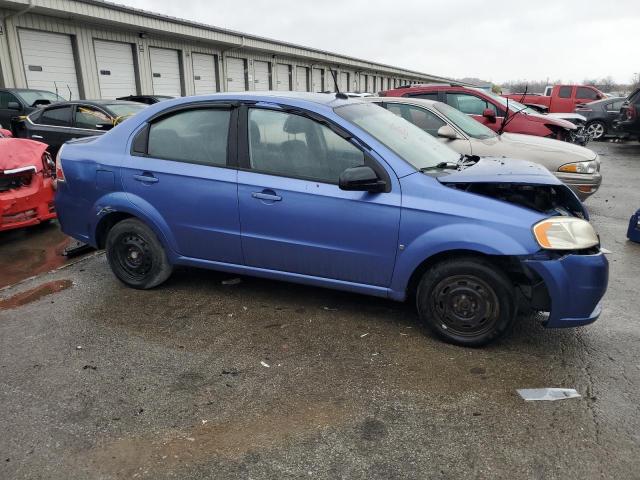 KL1TD56E39B612719 - 2009 CHEVROLET AVEO LS BLUE photo 4