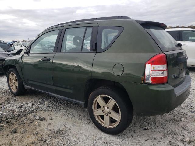 1J8FT47018D547905 - 2008 JEEP COMPASS SPORT GREEN photo 2