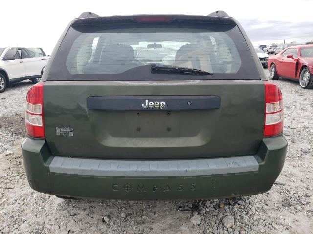 1J8FT47018D547905 - 2008 JEEP COMPASS SPORT GREEN photo 6