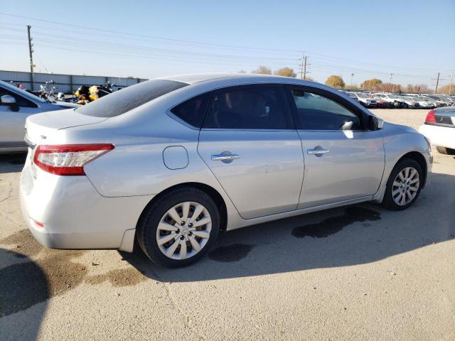 1N4AB7AP1EN850819 - 2014 NISSAN SENTRA S SILVER photo 3