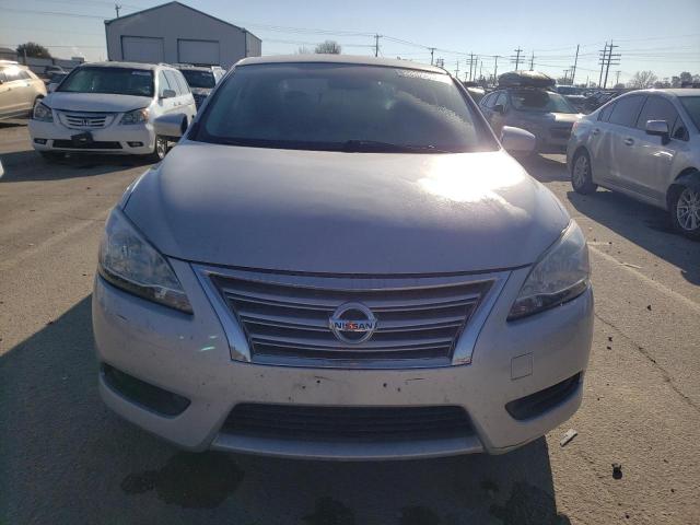 1N4AB7AP1EN850819 - 2014 NISSAN SENTRA S SILVER photo 5