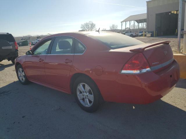 2G1WB5EK9A1155348 - 2010 CHEVROLET IMPALA LT RED photo 2