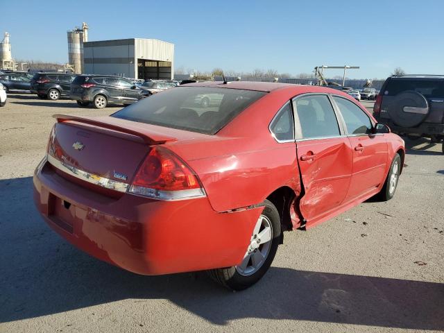 2G1WB5EK9A1155348 - 2010 CHEVROLET IMPALA LT RED photo 3