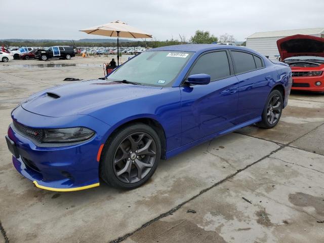 2C3CDXHG8JH221908 - 2018 DODGE CHARGER SXT PLUS BLUE photo 1