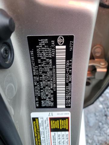 4T1BK1EBXDU028014 - 2013 TOYOTA AVALON BASE 银色 照片 12