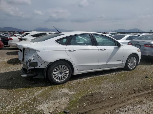 3FA6P0LU0GR173196 - 2016 FORD FUSION SE HYBRID WHITE photo 3