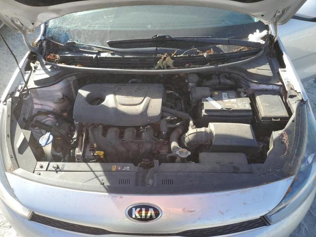 3KPA25AB2JE090398 - 2018 KIA RIO LX SILVER photo 11