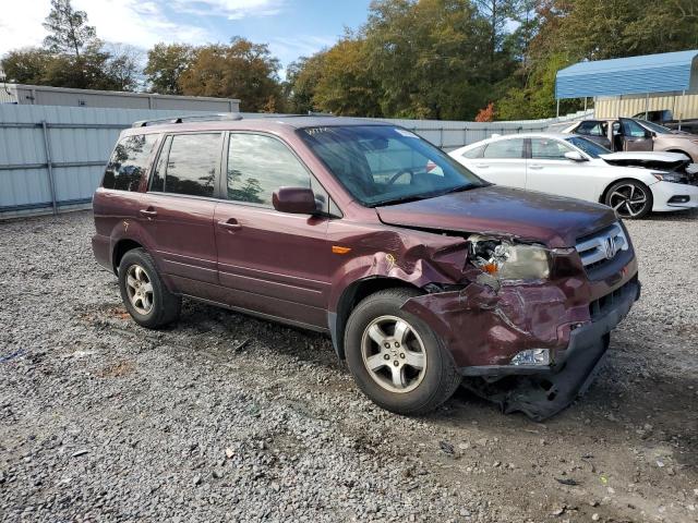 5FNYF28517B042864 - 2007 HONDA PILOT EXL BURGUNDY photo 4