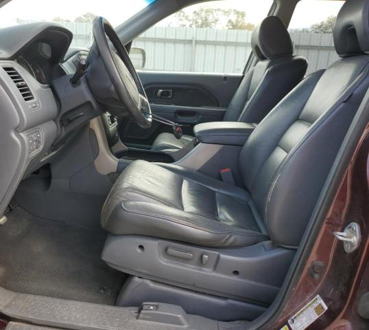 5FNYF28517B042864 - 2007 HONDA PILOT EXL BURGUNDY photo 7