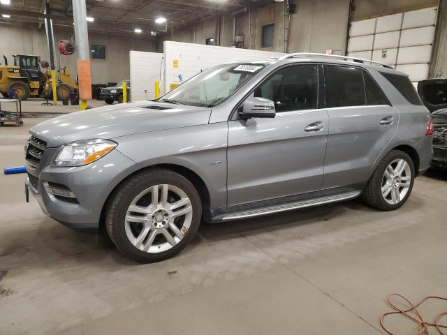 4JGDA5HB6CA040837 - 2012 MERCEDES-BENZ ML 350 4MATIC SILVER photo 1