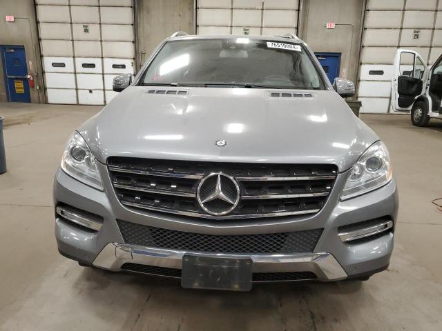 4JGDA5HB6CA040837 - 2012 MERCEDES-BENZ ML 350 4MATIC SILVER photo 5