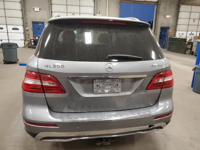 4JGDA5HB6CA040837 - 2012 MERCEDES-BENZ ML 350 4MATIC SILVER photo 6