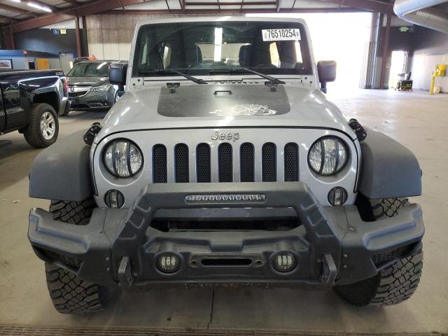 1C4BJWDG9EL326417 - 2014 JEEP WRANGLER U SPORT SILVER photo 5