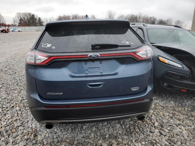 2FMPK4J94JBC02798 - 2018 FORD EDGE SEL BLUE photo 6