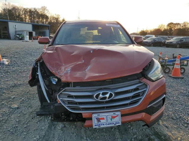 5XYZTDLB4HG464210 - 2017 HYUNDAI SANTA FE S ORANGE photo 5