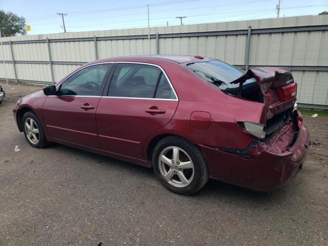 1HGCM56885A043306 - 2005 HONDA ACCORD EX RED photo 2