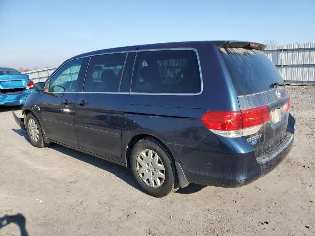 5FNRL3H23AB098076 - 2010 HONDA ODYSSEY LX BLUE photo 2