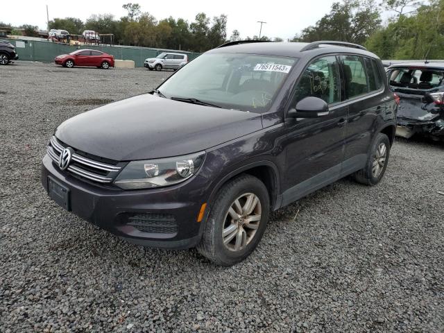 WVGBV7AX3GW547264 - 2016 VOLKSWAGEN TIGUAN S GRAY photo 1