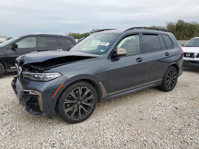 5UXCX6C03M9H56688 - 2021 BMW X7 M50I BLUE photo 1