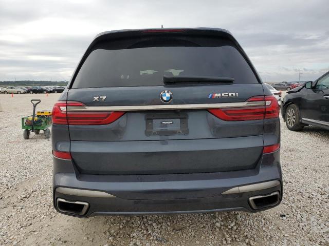 5UXCX6C03M9H56688 - 2021 BMW X7 M50I BLUE photo 6