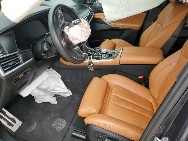 5UXCX6C03M9H56688 - 2021 BMW X7 M50I BLUE photo 7