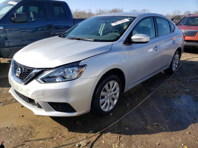 3N1AB7AP9KY379448 - 2019 NISSAN SENTRA S SILVER photo 1