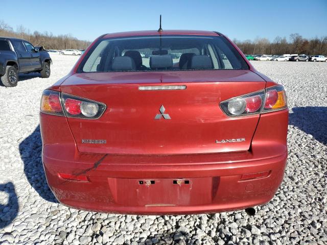 JA32U2FU9BU015500 - 2011 MITSUBISHI LANCER ES/ES SPORT RED photo 6