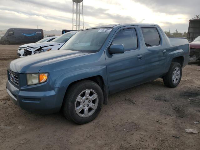 2HJYK16416H527994 - 2006 HONDA RIDGELINE RTS BLUE photo 1