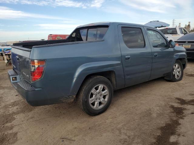 2HJYK16416H527994 - 2006 HONDA RIDGELINE RTS BLUE photo 3