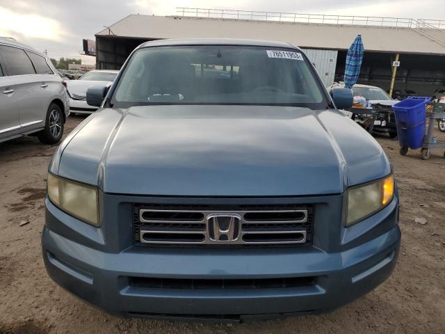 2HJYK16416H527994 - 2006 HONDA RIDGELINE RTS BLUE photo 5