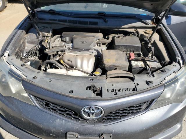 4T1BF1FKXCU166248 - 2012 TOYOTA CAMRY BASE GRAY photo 11