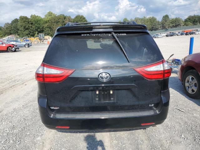 5TDKZ3DC6HS819222 - 2017 TOYOTA SIENNA LE BLACK photo 6