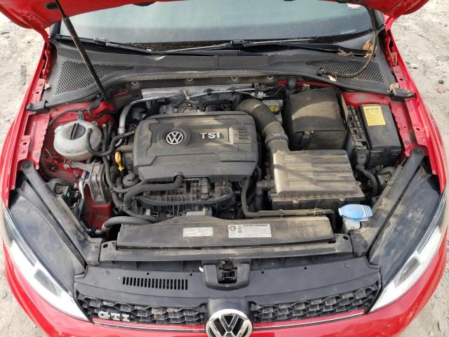 3VW5T7AU8GM060362 - 2016 VOLKSWAGEN GTI S/SE RED photo 11