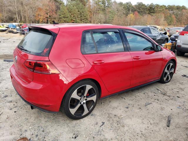 3VW5T7AU8GM060362 - 2016 VOLKSWAGEN GTI S/SE RED photo 3