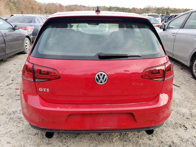 3VW5T7AU8GM060362 - 2016 VOLKSWAGEN GTI S/SE RED photo 6