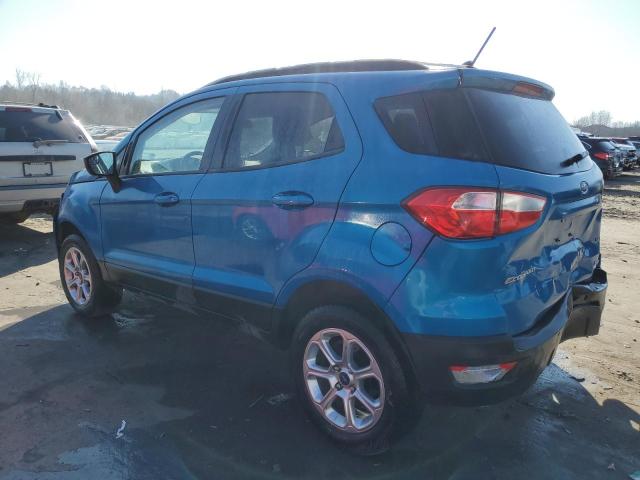 MAJ6S3GL1KC266124 - 2019 FORD ECOSPORT SE BLUE photo 2