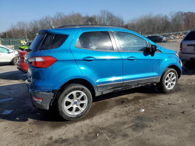 MAJ6S3GL1KC266124 - 2019 FORD ECOSPORT SE BLUE photo 3