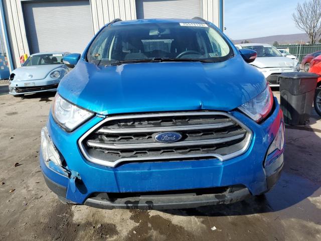 MAJ6S3GL1KC266124 - 2019 FORD ECOSPORT SE BLUE photo 5