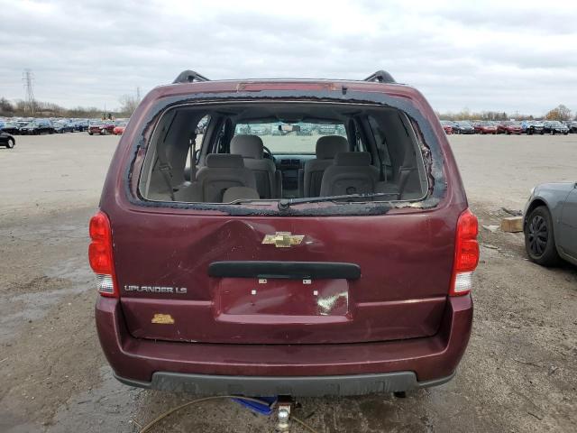 1GNDV231X8D199010 - 2008 CHEVROLET UPLANDER LS 勃艮第红 照片 6
