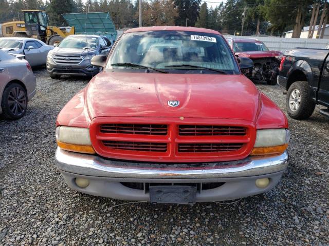 1B7GL2AN6YS718633 - 2000 DODGE DAKOTA QUAD RED photo 5