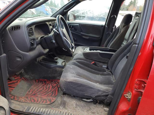 1B7GL2AN6YS718633 - 2000 DODGE DAKOTA QUAD RED photo 7