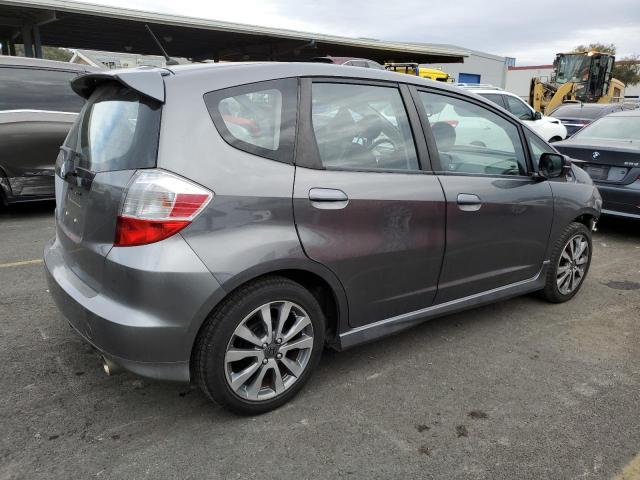 JHMGE8G53DC035084 - 2013 HONDA FIT SPORT GRAY photo 3