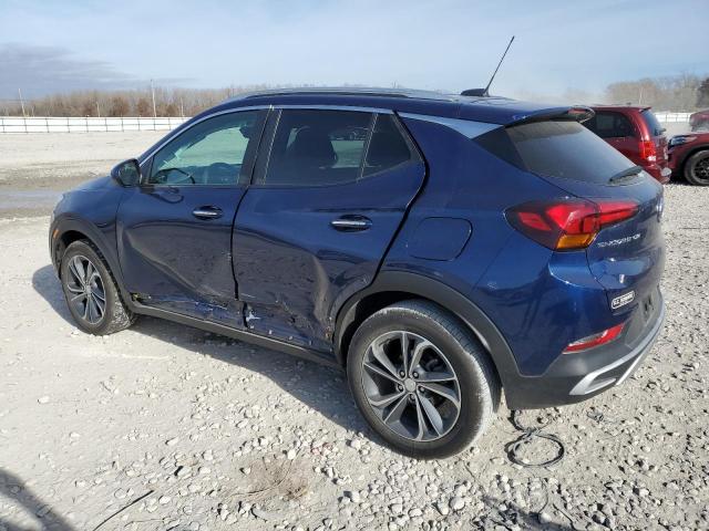 KL4MMDS22NB135613 - 2022 BUICK ENCORE GX SELECT BLUE photo 2