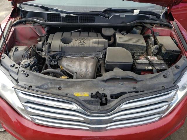 4T3ZA3BB9BU054996 - 2011 TOYOTA VENZA RED photo 11