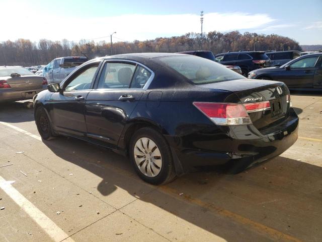 1HGCP2F34BA046869 - 2011 HONDA ACCORD LX BLACK photo 2