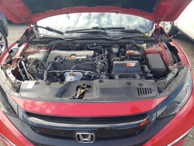 2HGFC2F60LH567416 - 2020 HONDA CIVIC LX RED photo 11