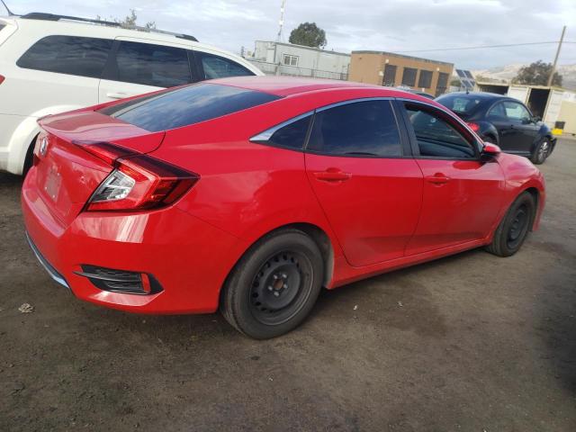 2HGFC2F60LH567416 - 2020 HONDA CIVIC LX RED photo 3